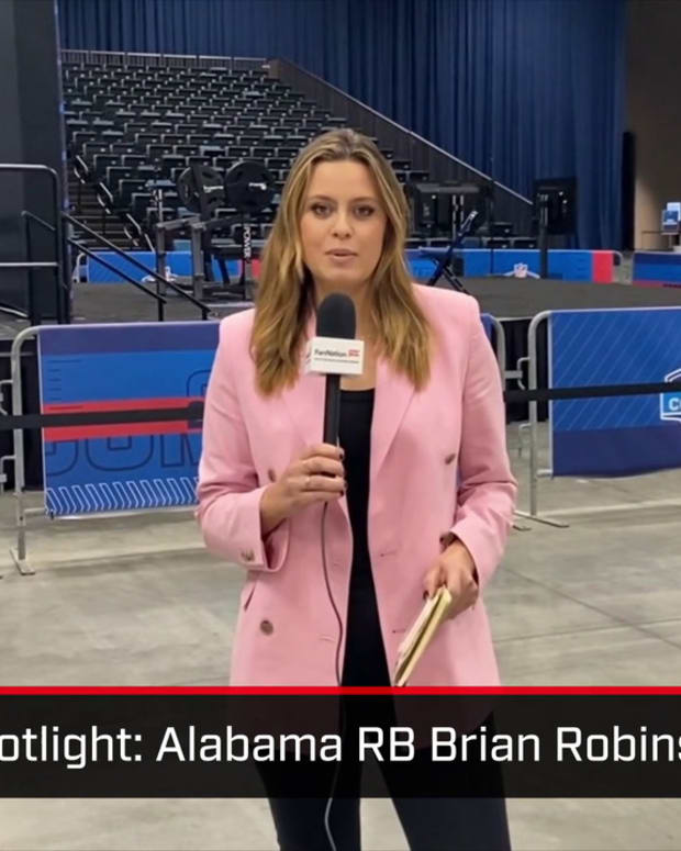030422-NFL Combine Spotlight Alabama RB Brian Robinson